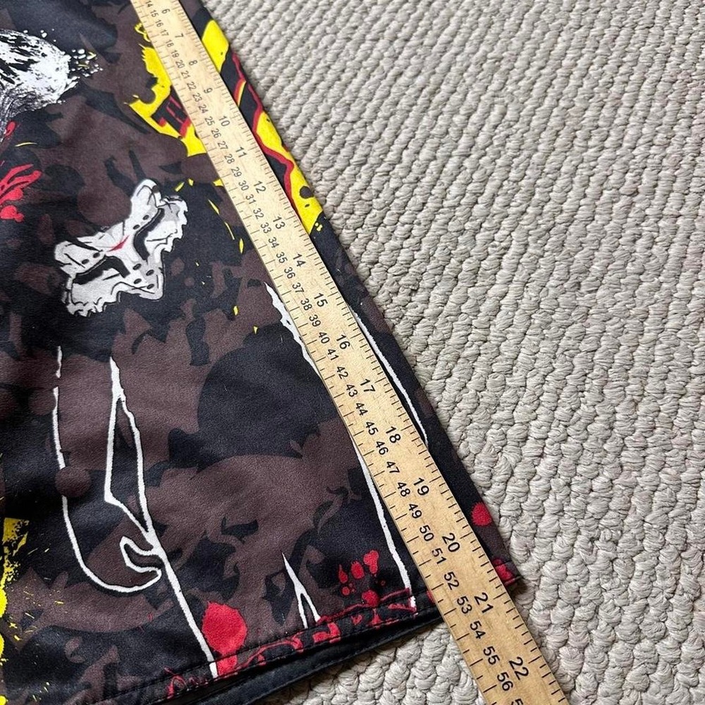 Y2K Vintage 2000s skater Surf Grunge Fox Racing Swim trunks board Shorts - Picture 6 of 8